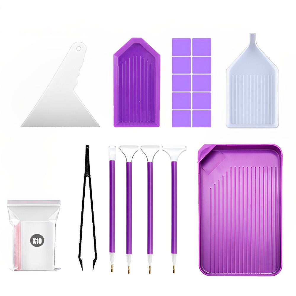 4 Different Diamond Painting Tool Kits