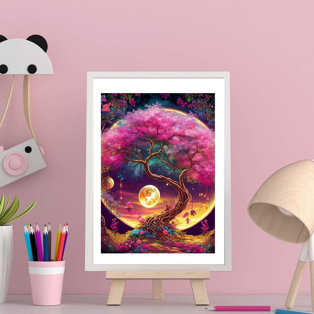 Moon Tree Diamond Painting