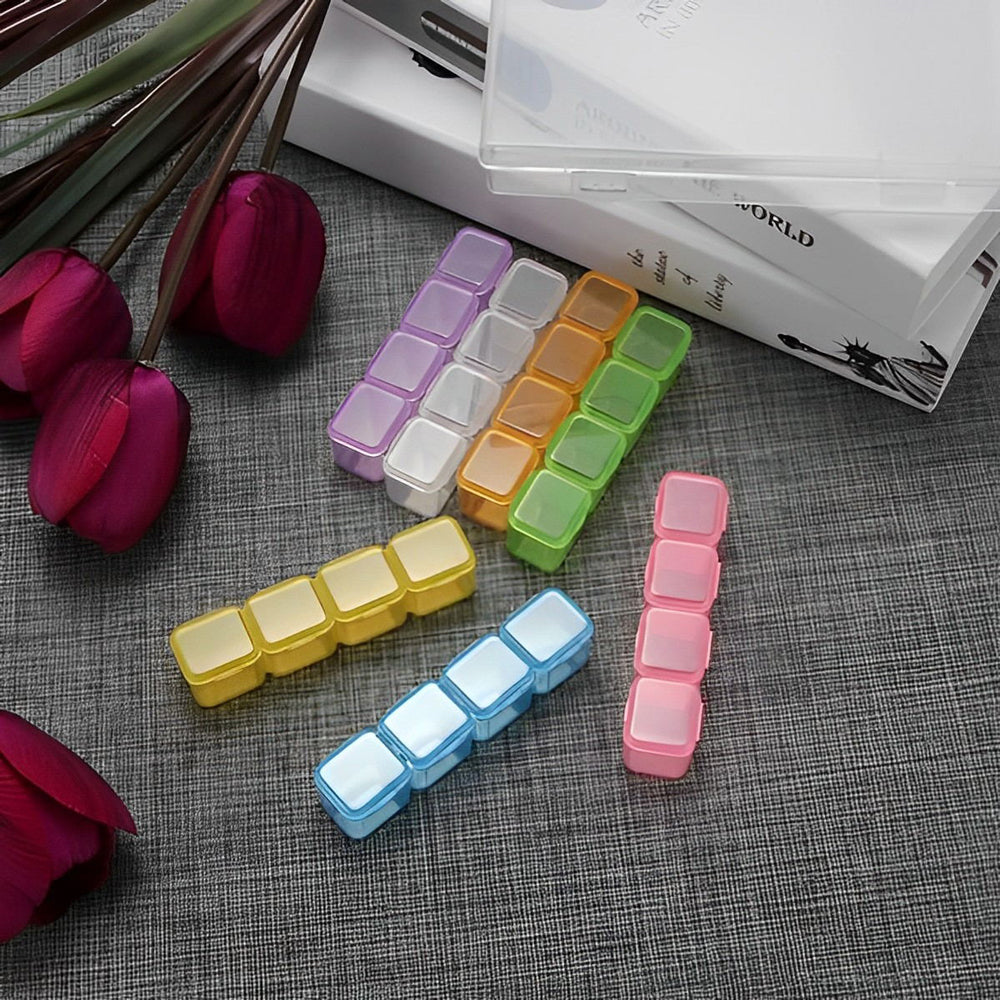 28 Slots Diamond Painting Multicolor Sorting Box