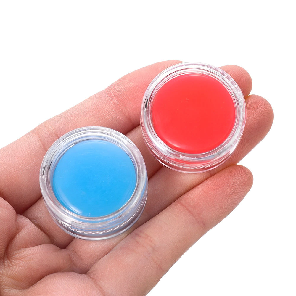 6/12 Pieces Glue Clay with Storage Box Point Drill Beads Pen Mud