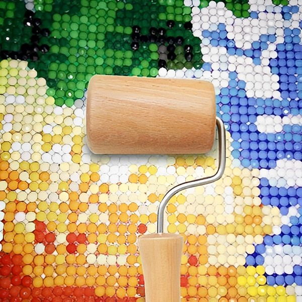 Wooden Scroll Wheel for Diamond Painting Tools