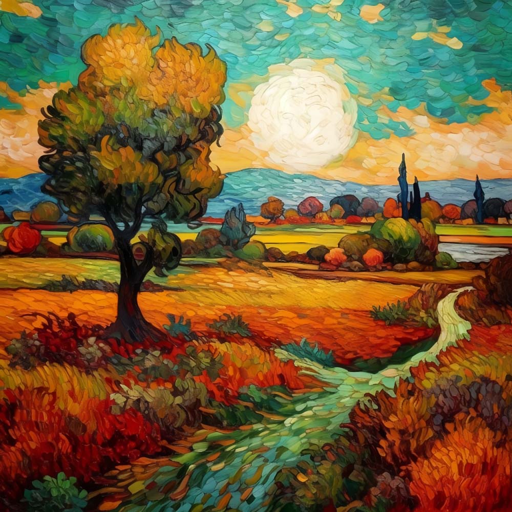 Autumn Fields Diamond Painting