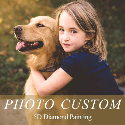 Custom Diamond Painting Kit Personalized Photo Canvas Gifts