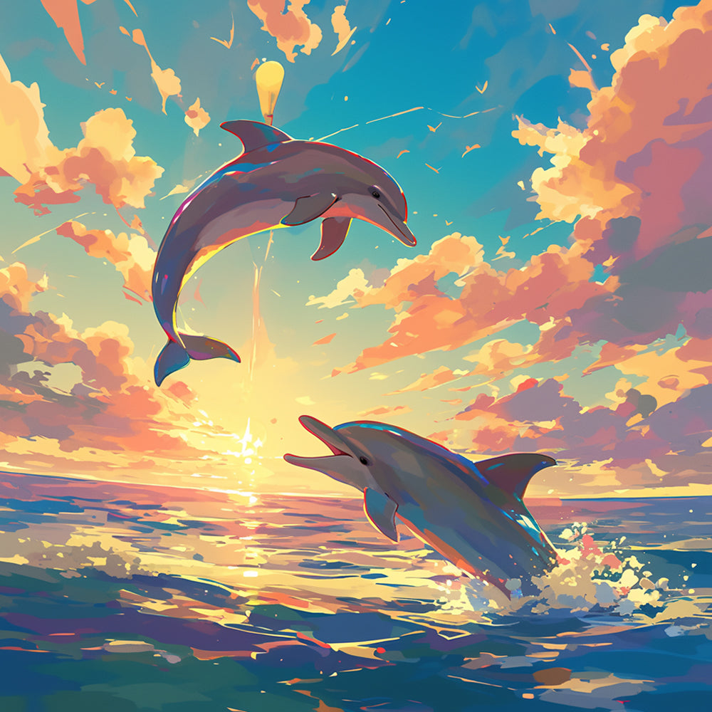 Dolphins and Sea Diamond Painting