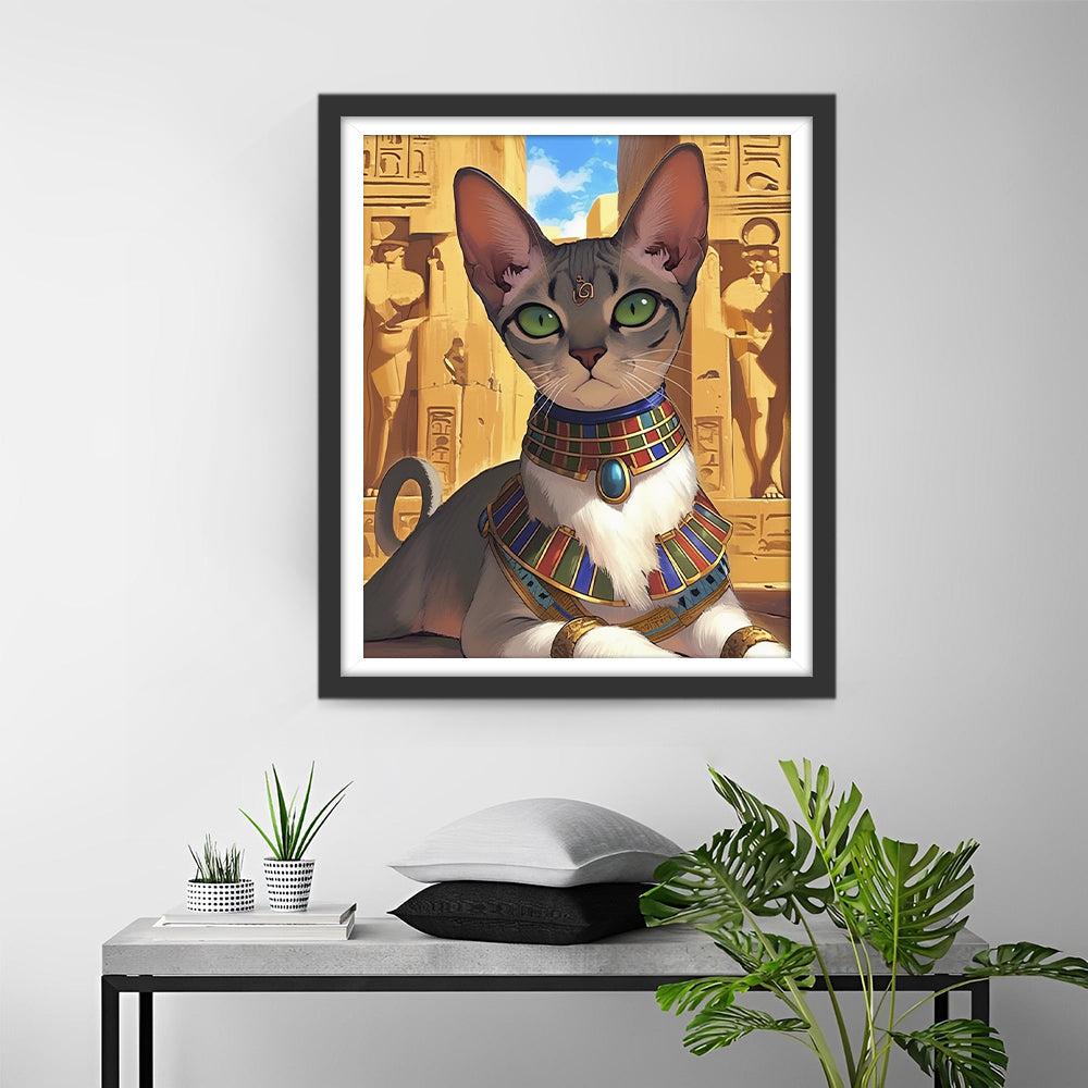 Egyptian Cat Diamond Painting