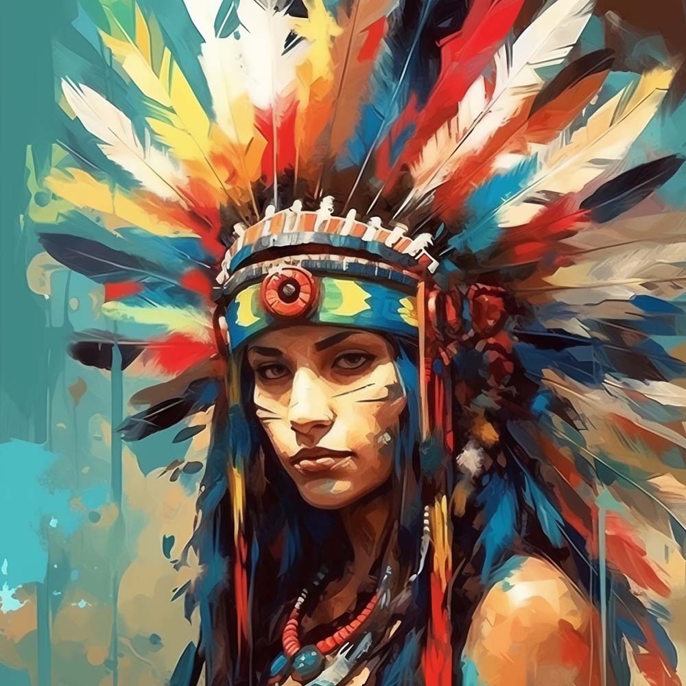 Indian Princess Diamond Painting