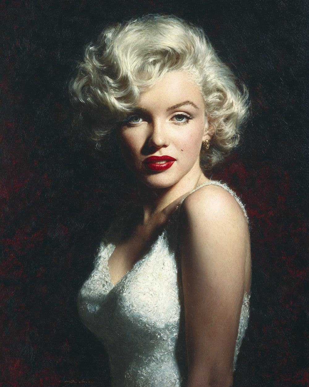Marilyn Monroe with Red Lips Diamond Painting