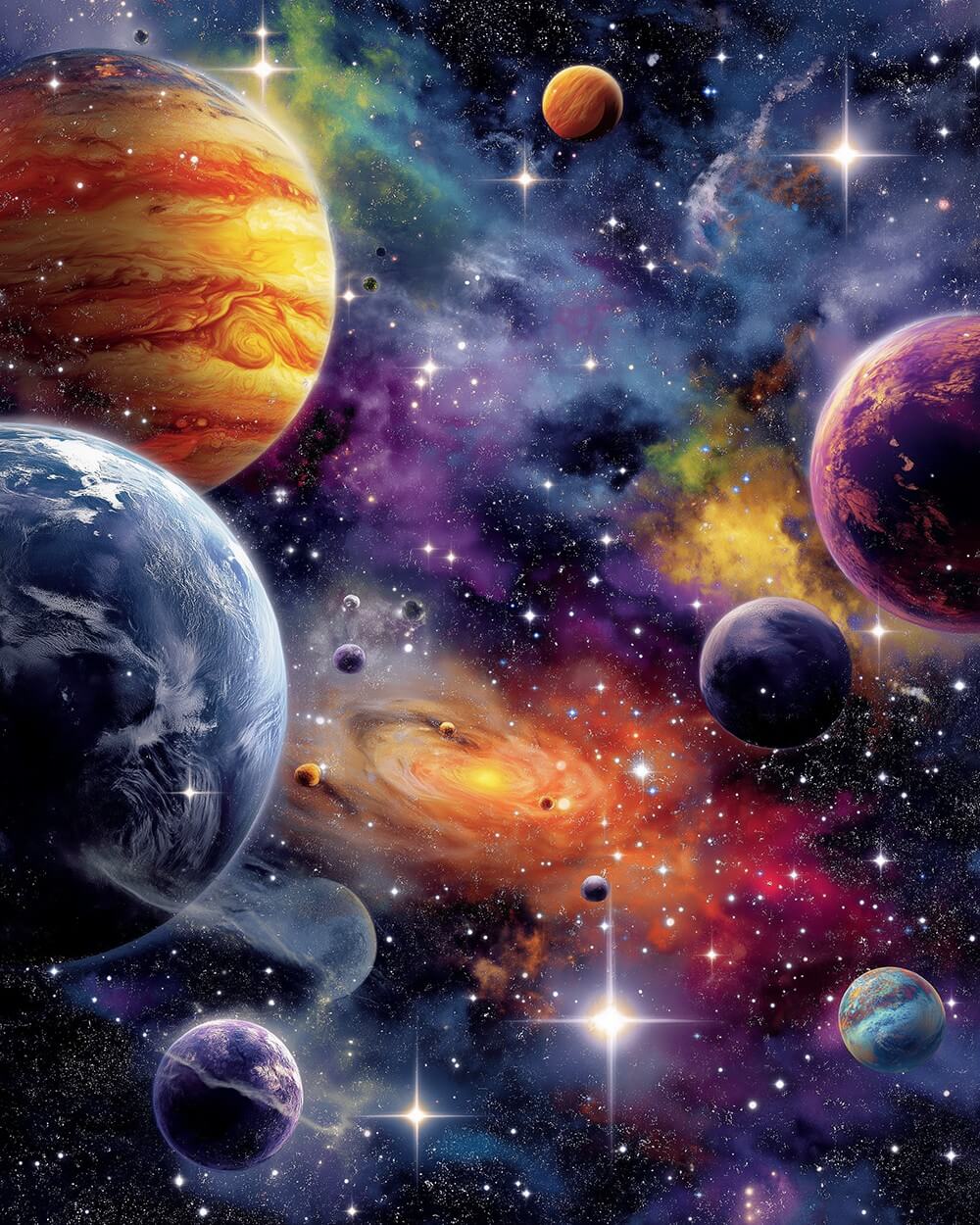 Mysterious and Beautiful Planets Diamond Painting