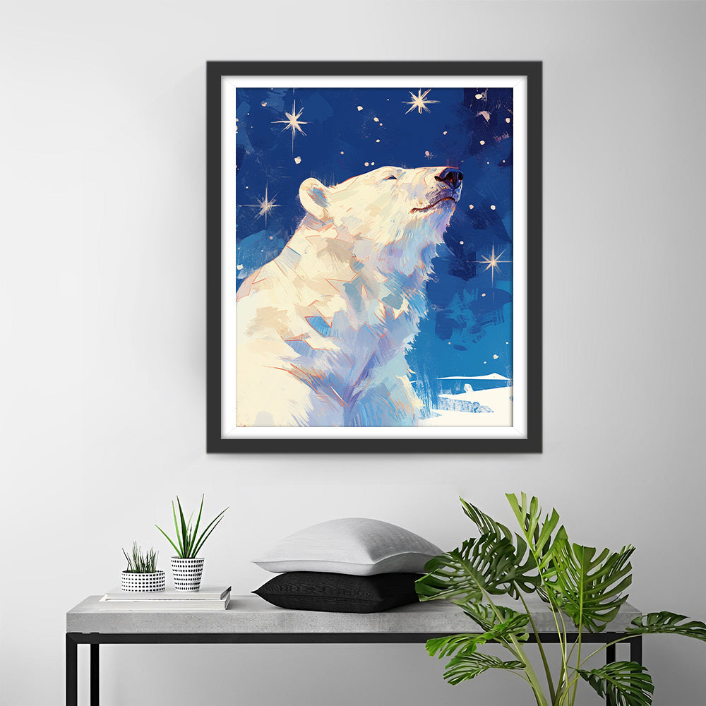 Polar Bear Diamond Painting