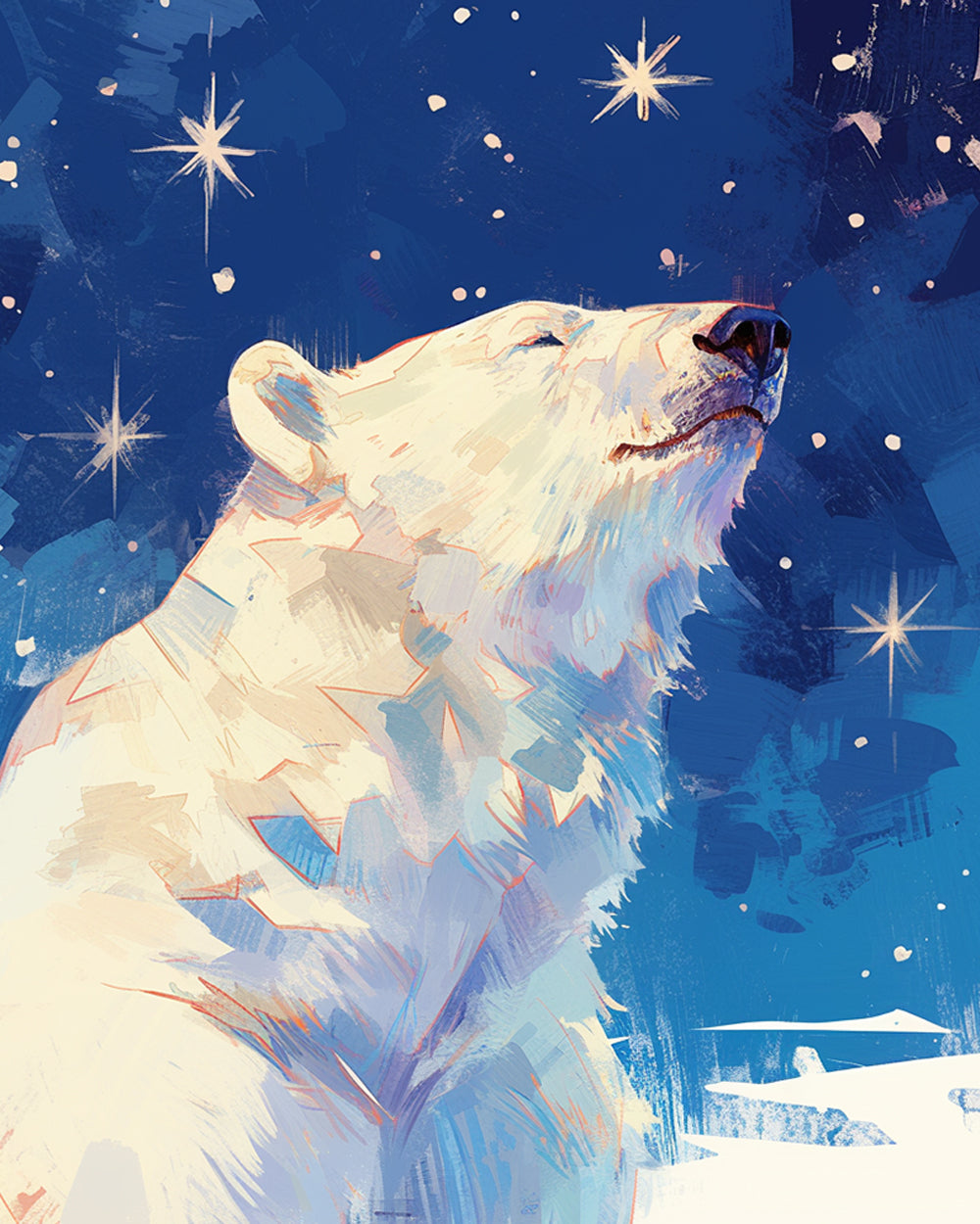 Polar Bear Diamond Painting