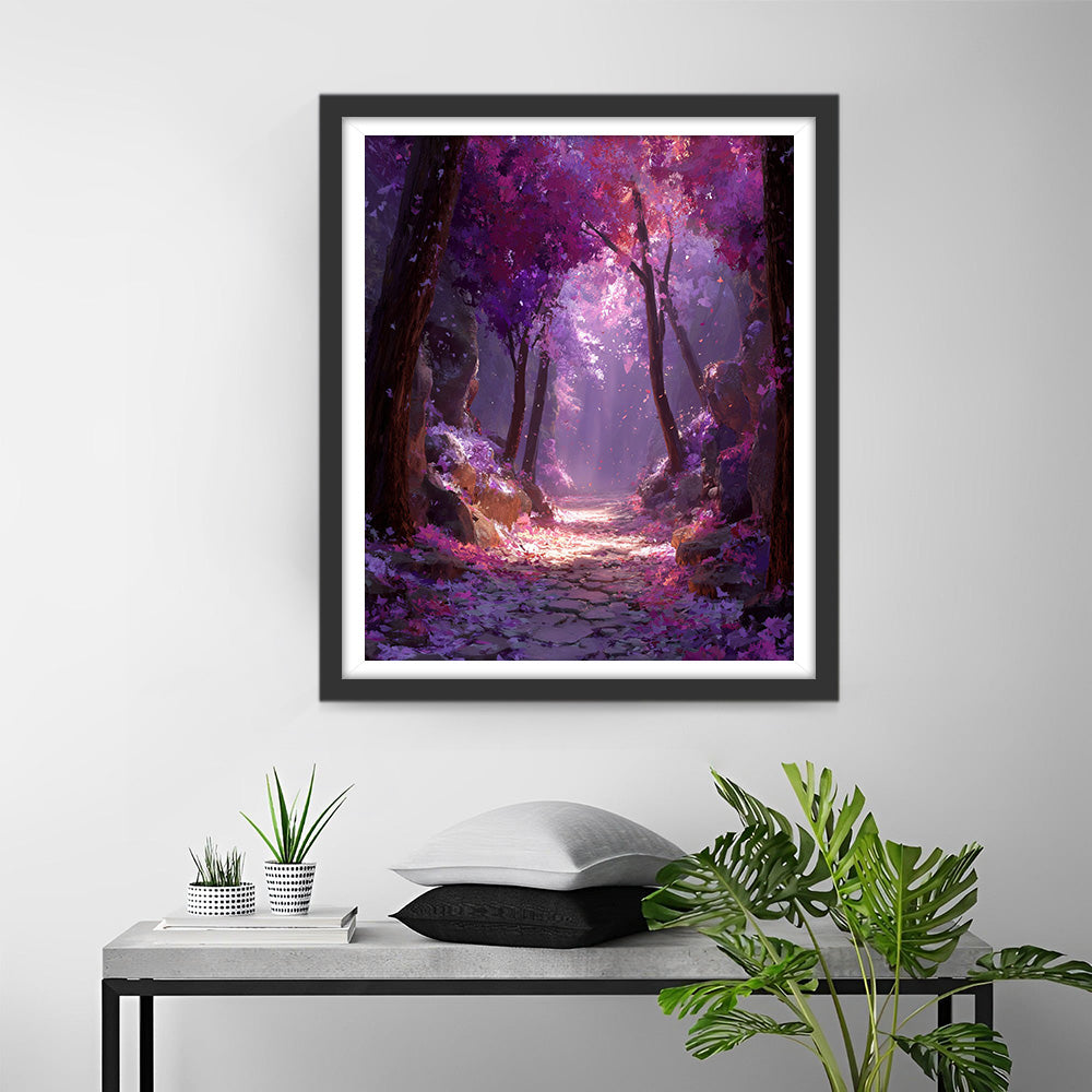 Purple Forest Diamond Painting