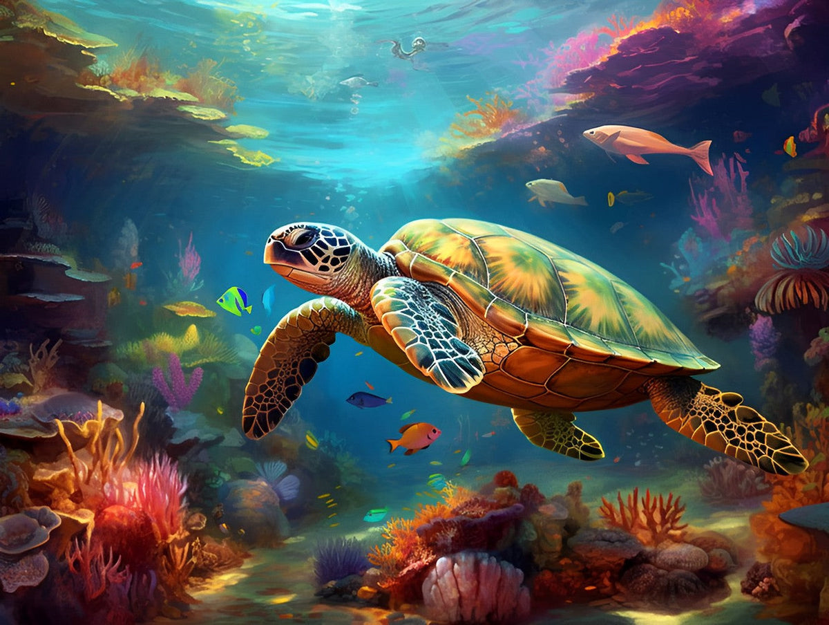 Sea Turtle Diamond Painting