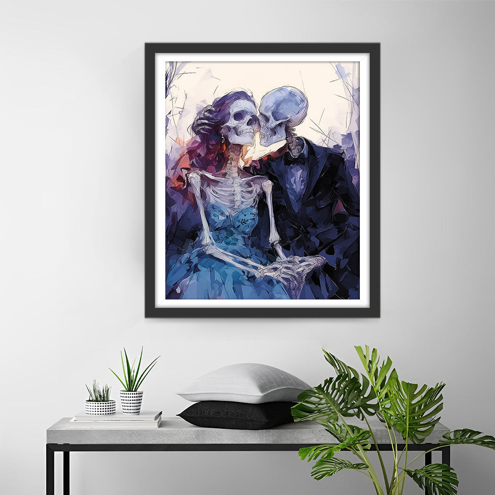 Skeleton Couple Diamond Painting