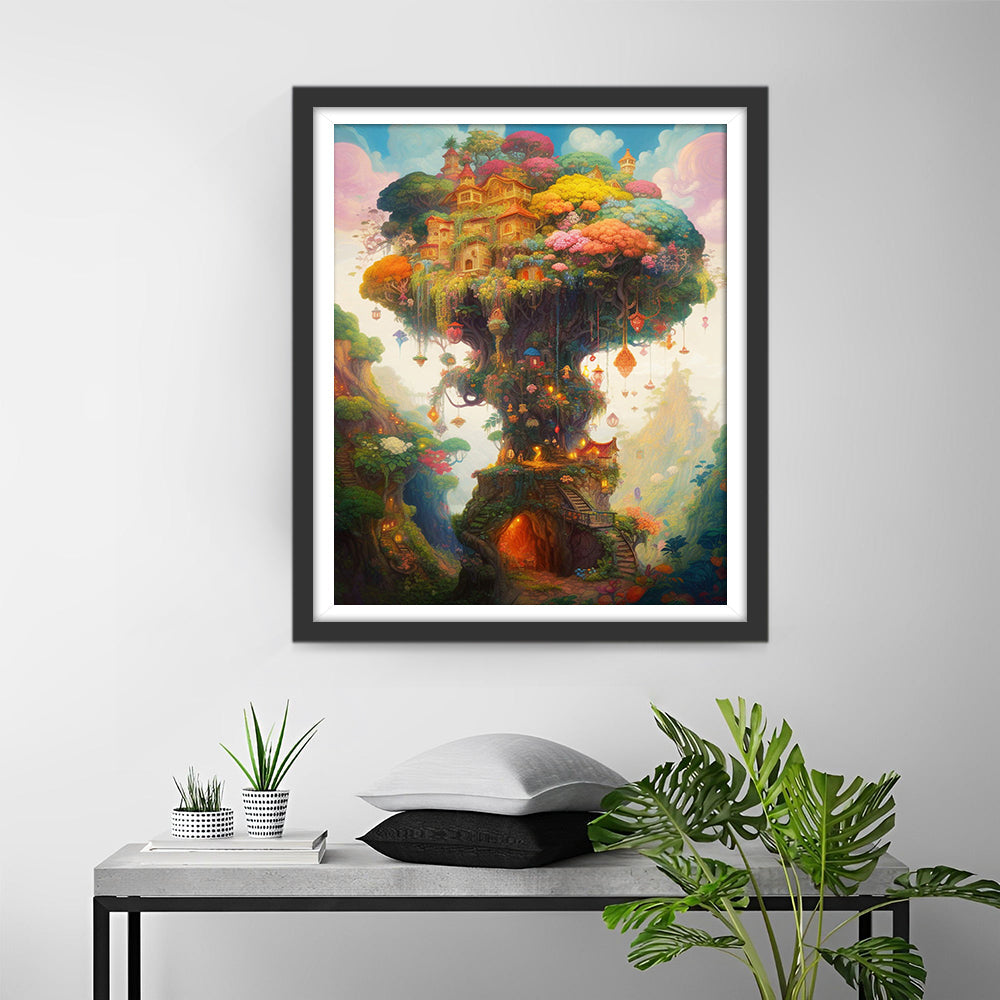 The World on the Tree Diamond Painting