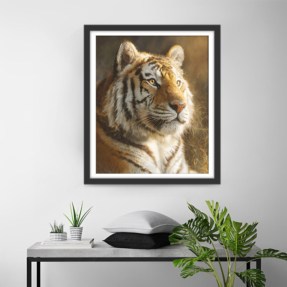 Tiger in the Sun Diamond Painting